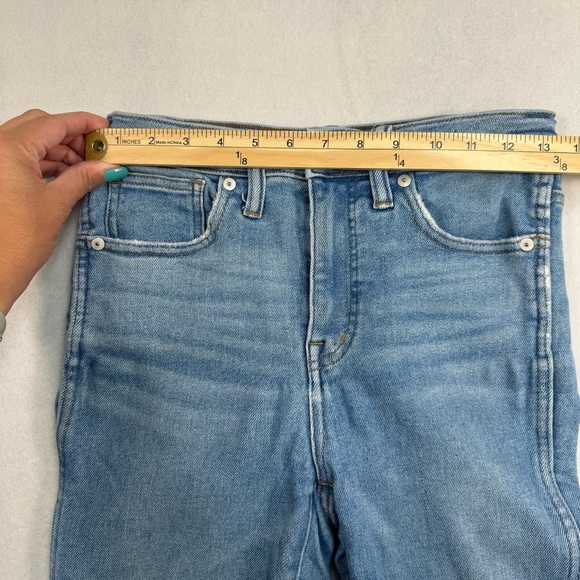 Madewell Skinny Jeans Womens Size 26 Light Blue High Rise - Picture 9 of 14